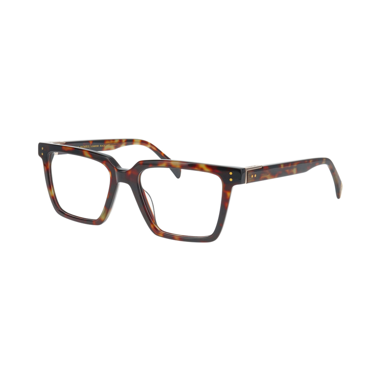 Lunettes William Morris London 2913, Monture Ovale Marron En Acétate, Neuve